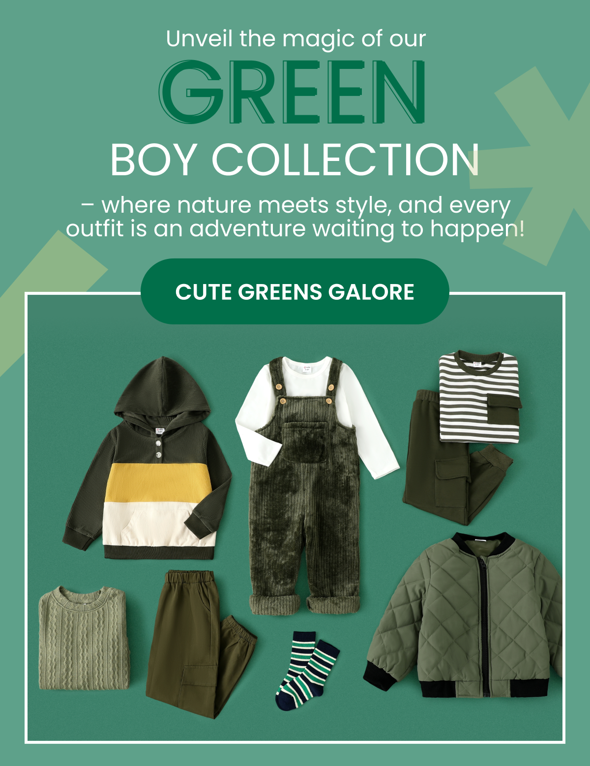 CUTE GREENS GALORE